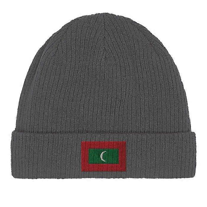 Maldives Flag Cap in Grey