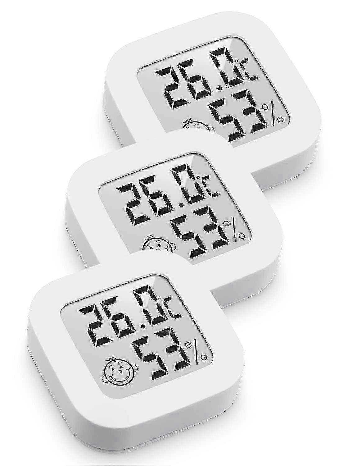 25-26 Mini Digital Indoor Thermometer Hygrometer with Comfort Indicator