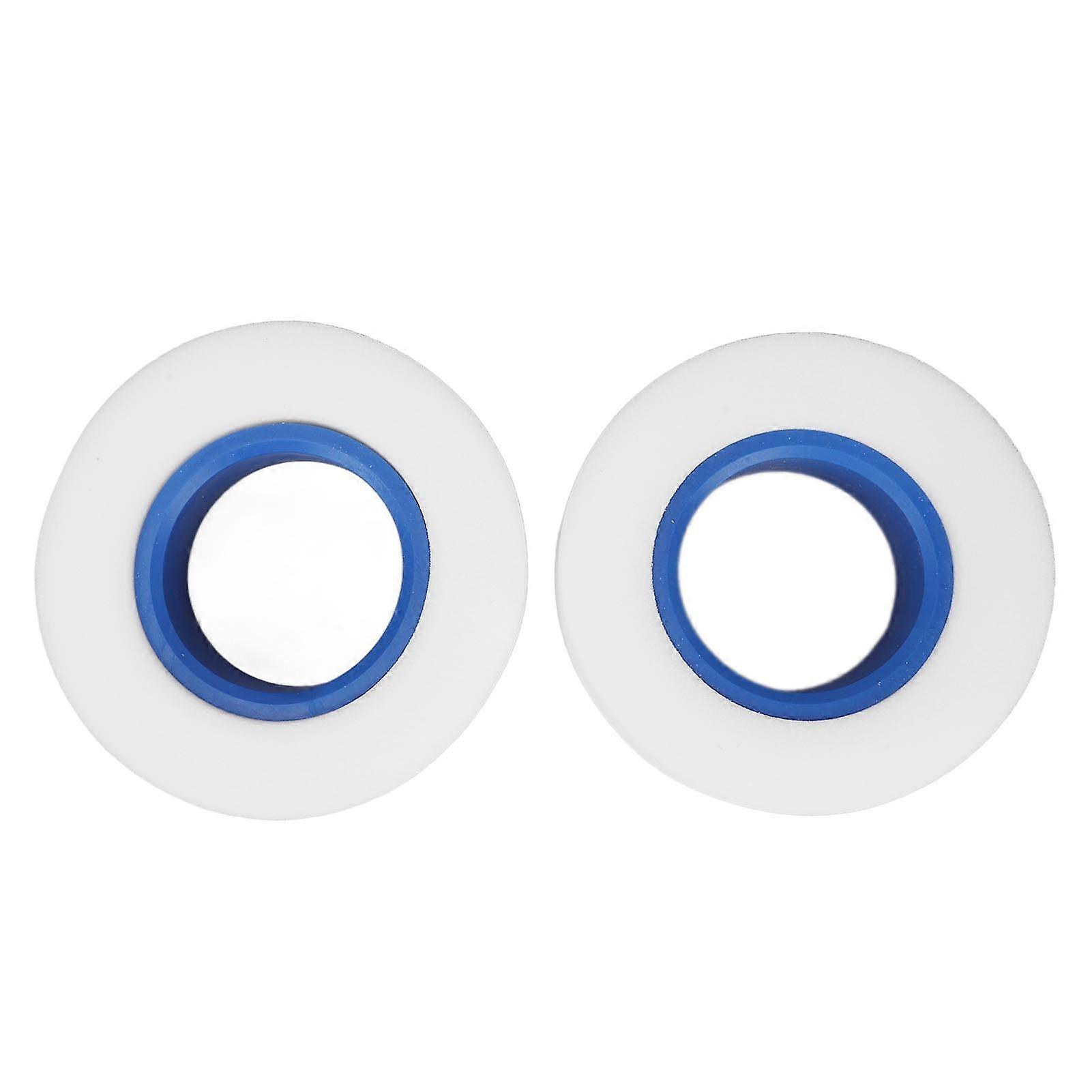 2pcs RC Tire Foam Dual Stage Soft Foam Inserts Replacement Accessory for 2.2 Inch Tires 1/10 1/8 RC Crawler Blue 