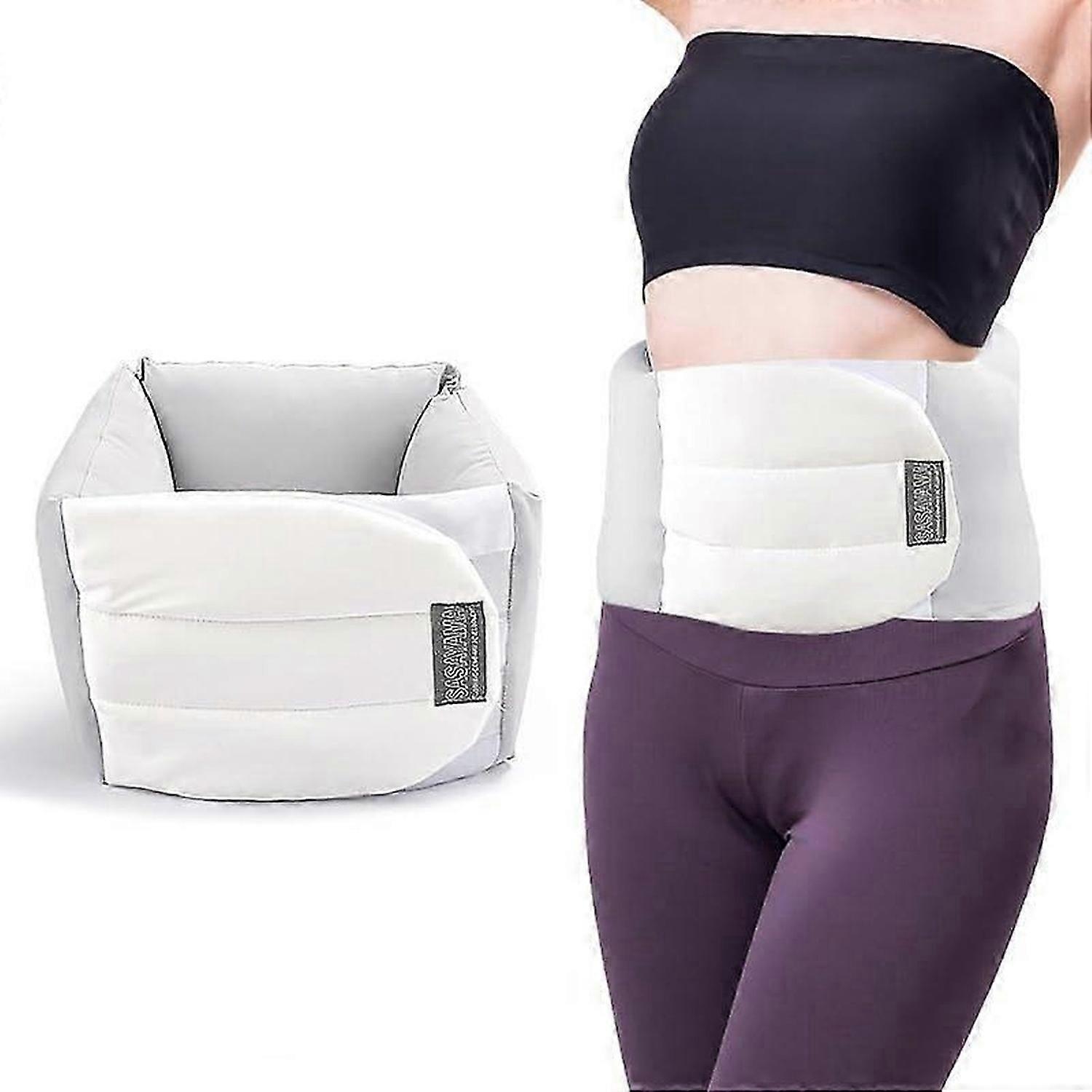 Lumbar Support Pillow for Sleeping, Lower Back Sciatic Nerve Pain Relief, Soft Silk Cotton Lumber Pillow for Bed