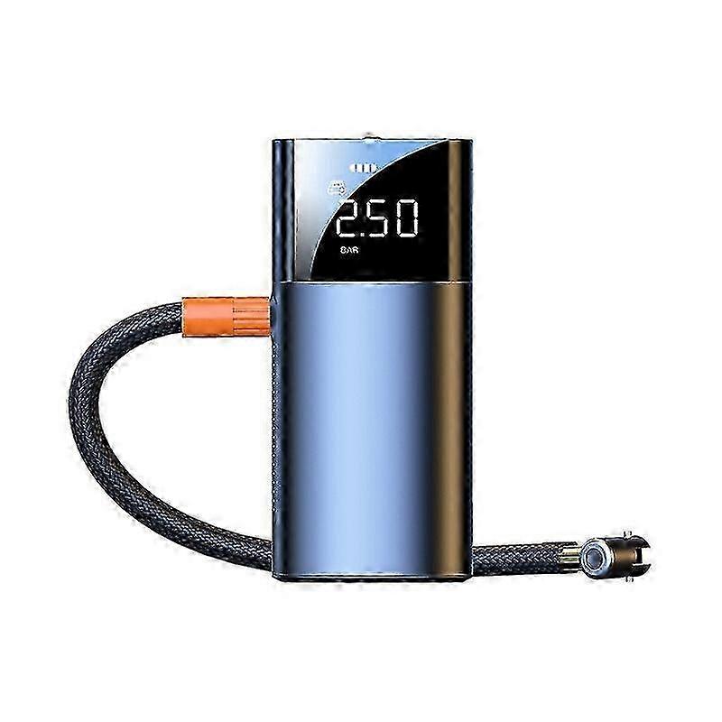 120W Portable Cordless 150Psi Car Tire Inflator Air Pump LCD Display with Flashlight 1800mAh*2 High