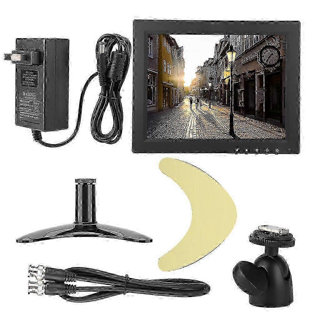 9.7 Inch 1024*768 IPS Hard HD LCD PC Computer CCTV Monitor Display (EU Plug)