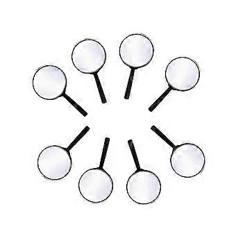 Compatible With Children Kids Handheld Magnifying Glass 8 Pcs, Plastic Mini Portable Magnifier
