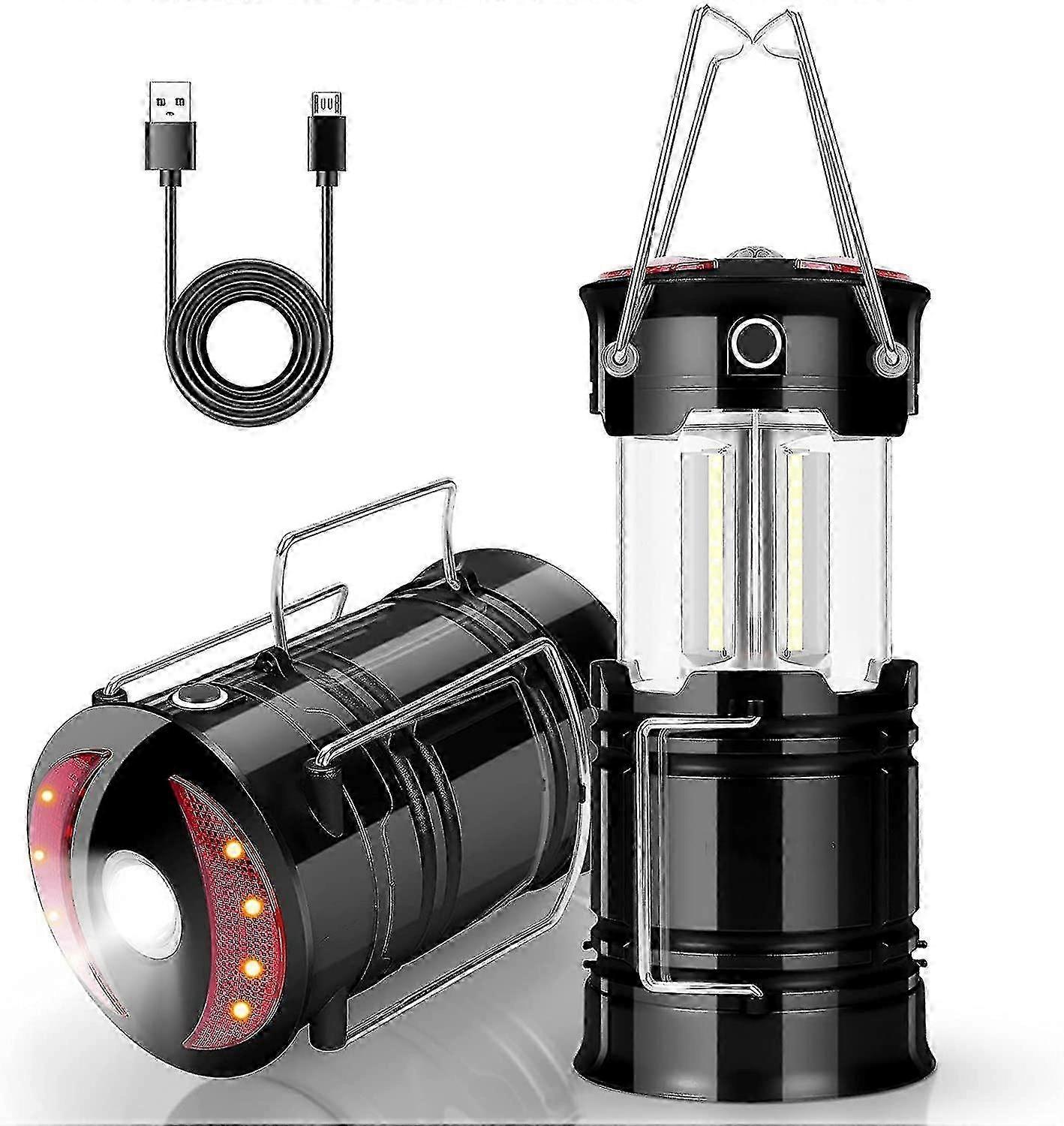 Camping Lantern Rechargeable Led Tent Light Portable Foldaway Lantern