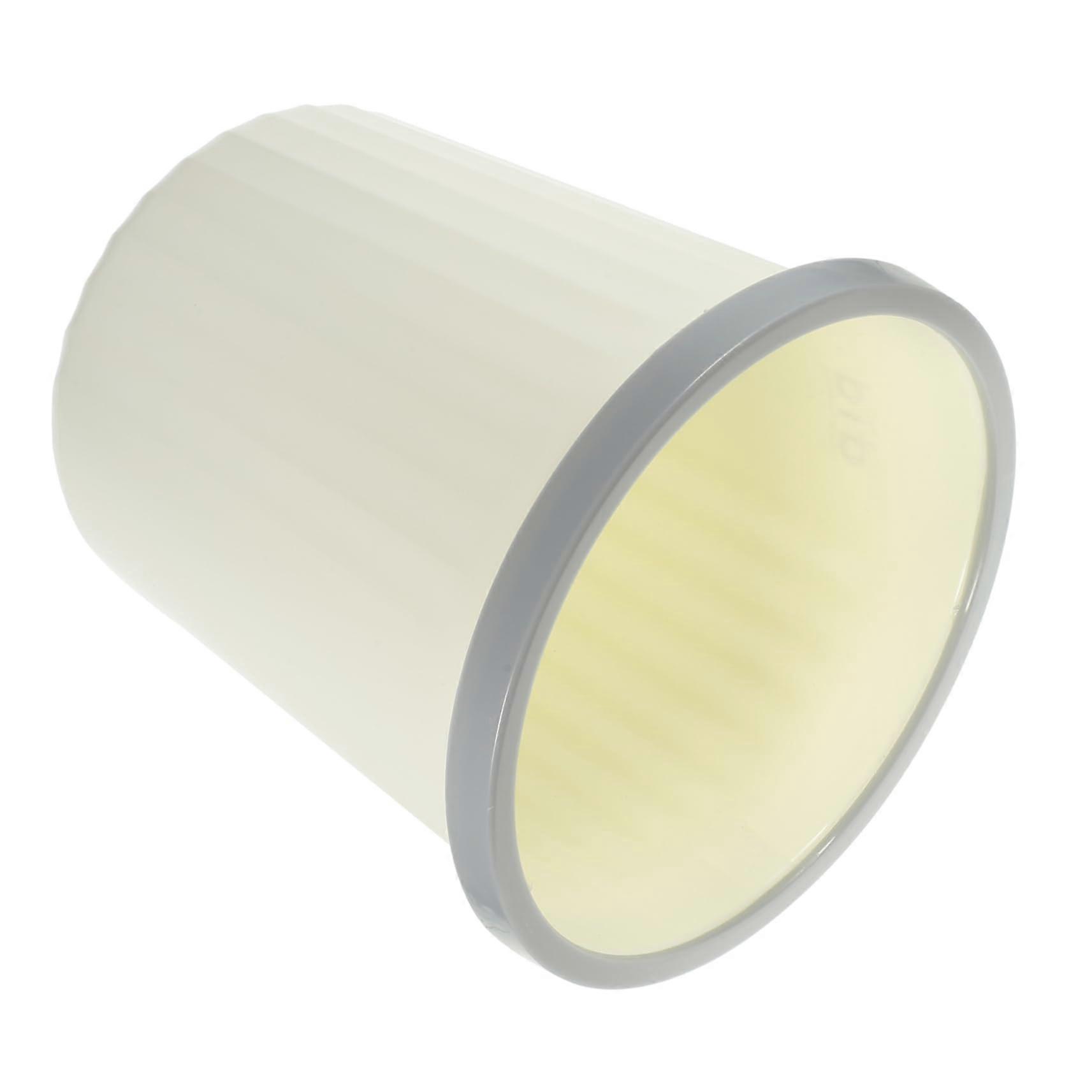 Rubbish Can Wastebasket With Pressed Ring Compact Design Trash Can Pearl Garbage Container Bathroom Kitchen