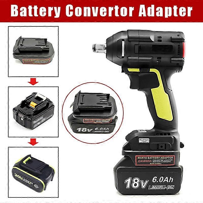 Power 18V 5PIN Li-ion 20V Makita Battery Adapter Convert Tool For WORX For To