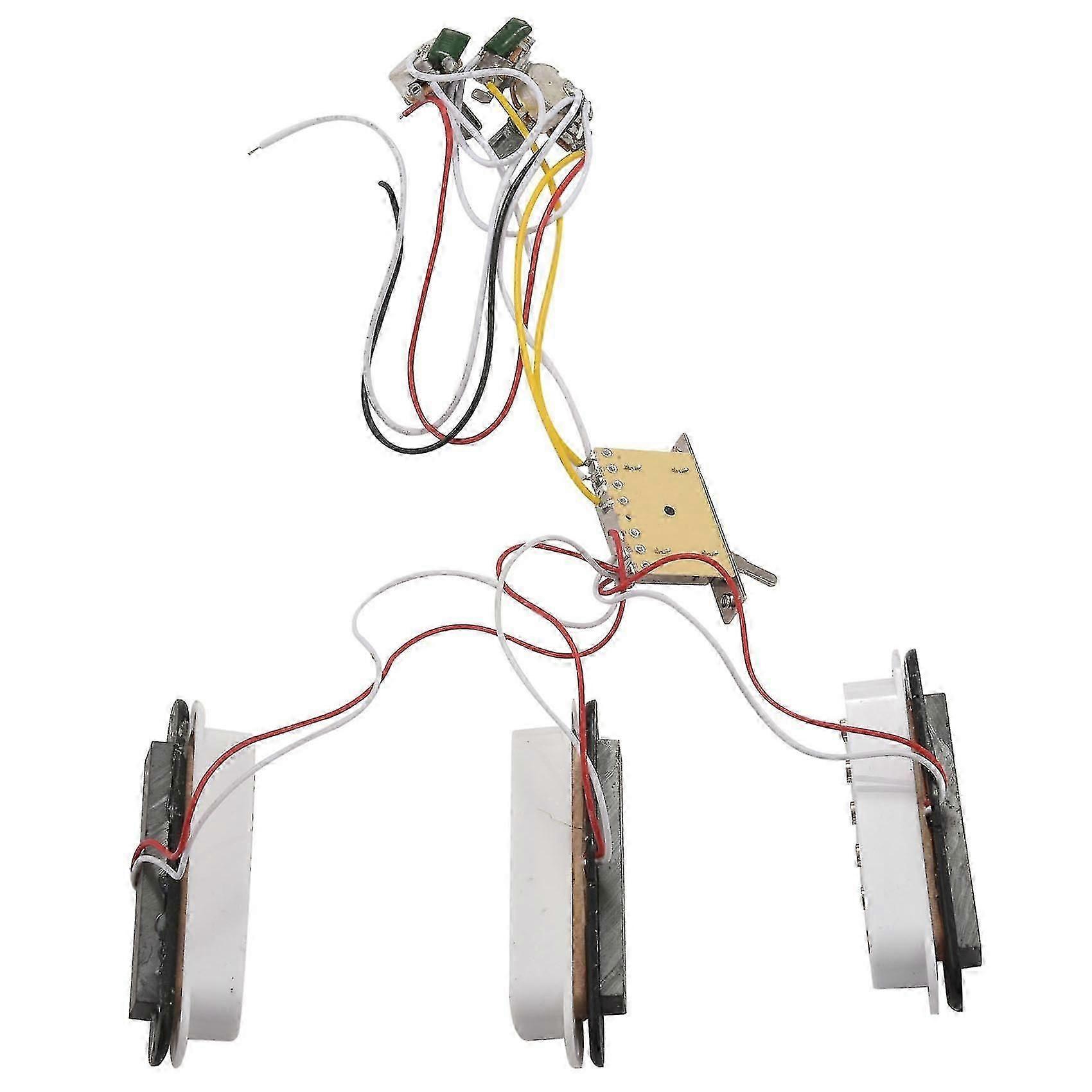 Kablage för elgitarrpickup, förkopplad, 5-vägsbrytare, SSS-pickup för ST elgitarr, höghastighets SH
