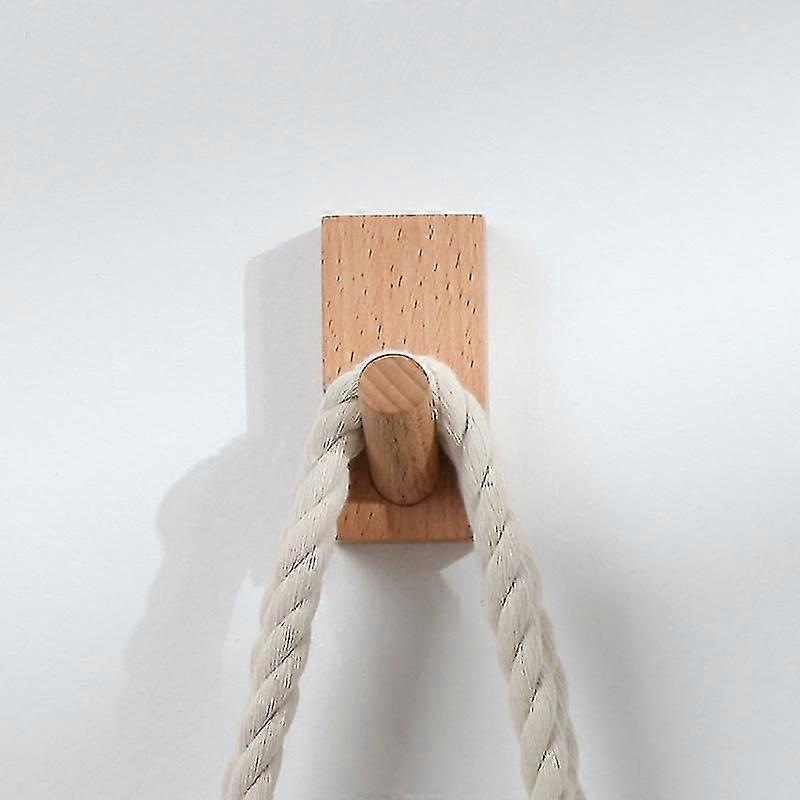 4 Pieces Of Decorative Wooden Hooks, Coat Hooks Are Suitable For Bedrooms, Bathrooms And Corridors