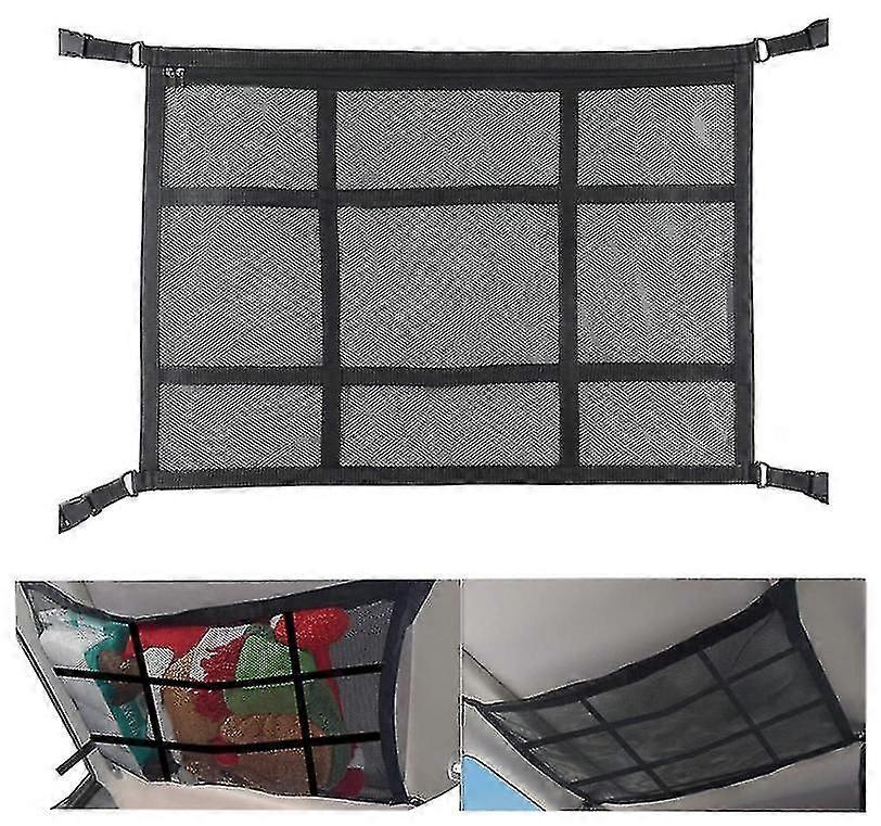 bil tak lastnett lommenett oppbevaring bag bil tak arrangør