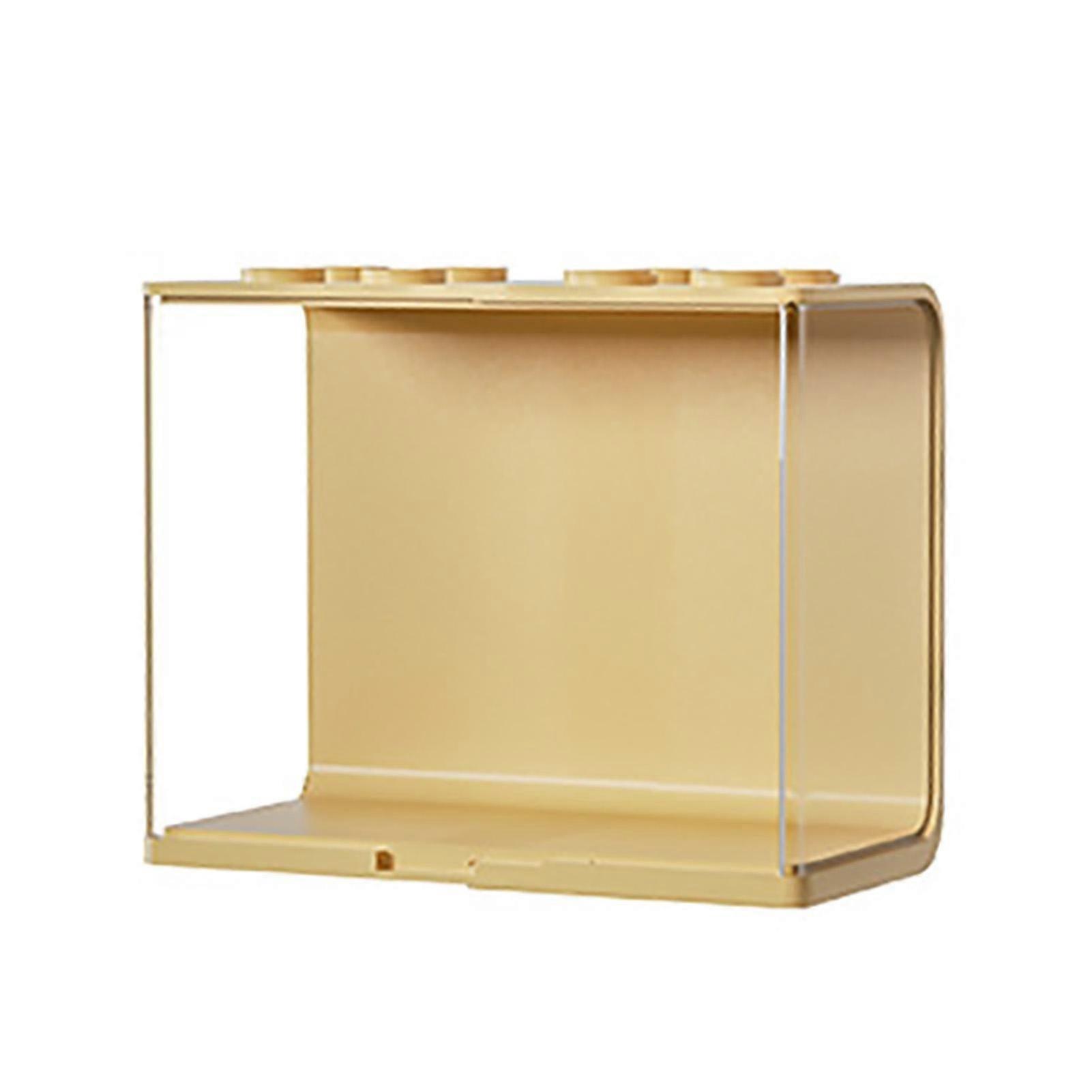 Doll Display Case ABS Transparent Stackable Clear Display Box Toy Storage Stand for Mini Figures