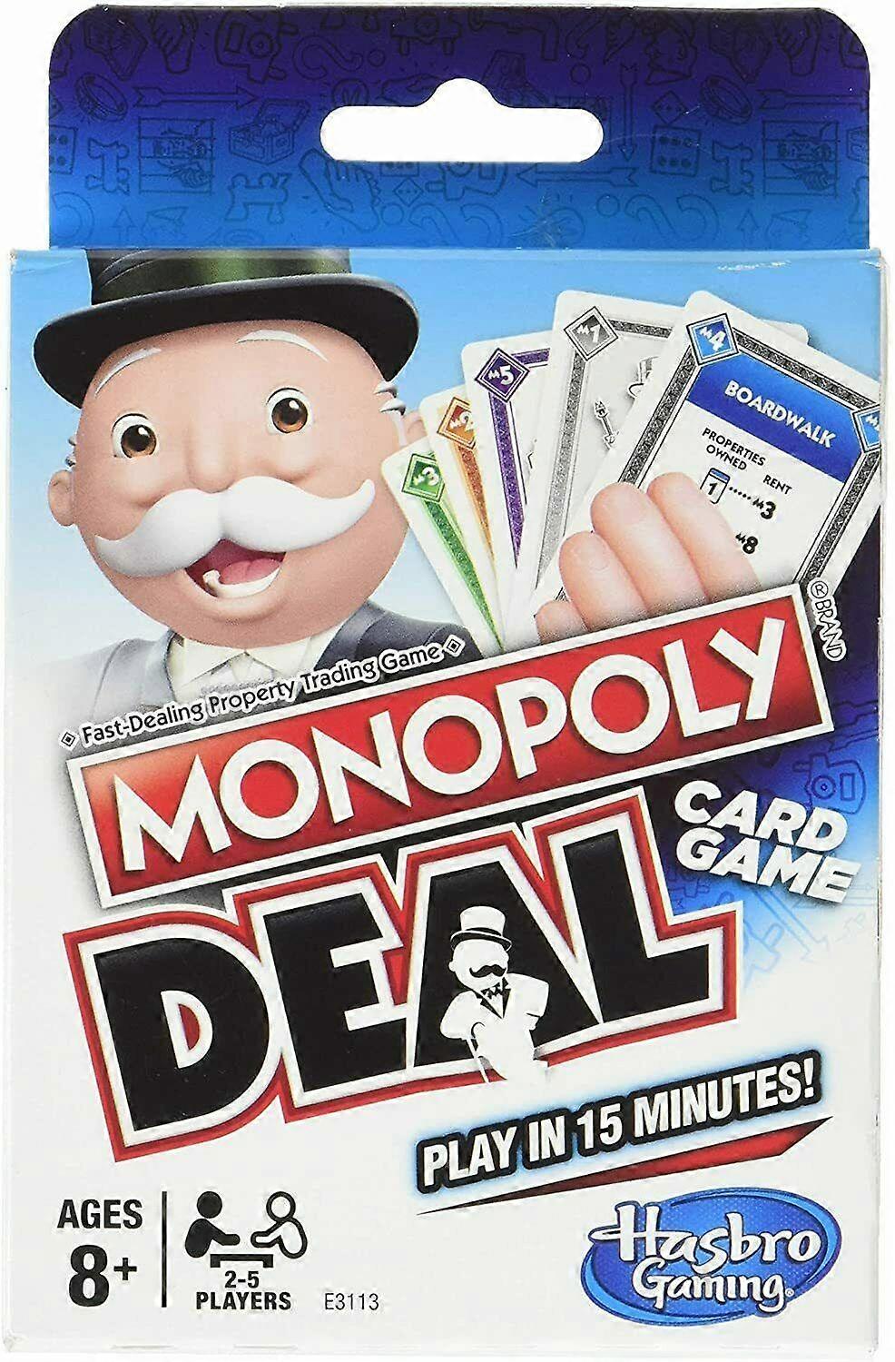 Official Monopoly Deal Game Family Card Games Party Fun Lockdown Quarantine Isolation