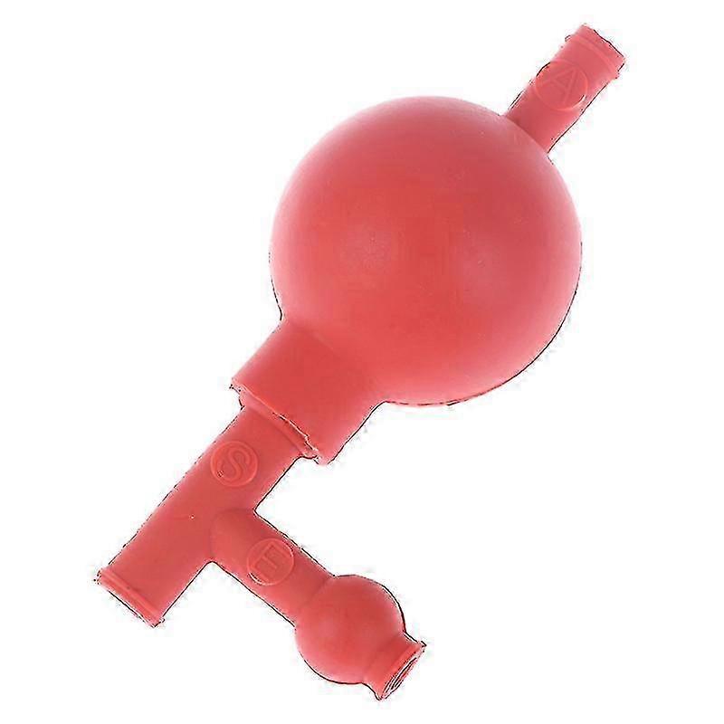 Lab Rubber Suction Bulb Safe Pressure Quantitative Pipette Filler with 3 Valves 2025