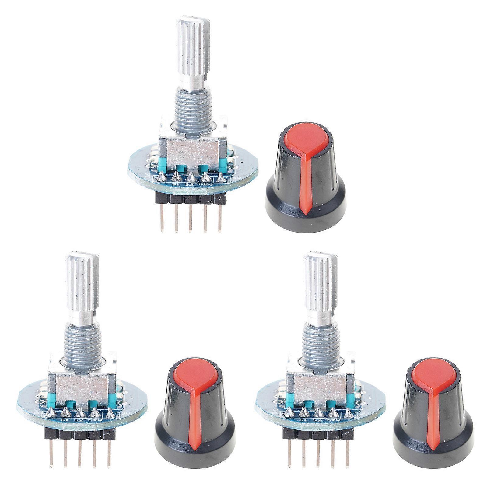 Module de capteurs de rotation avec encodeurs rotatifs et interrupteur mécanique, détection de 20 cycles d'impulsion, circuit anti-interférences, multicolore