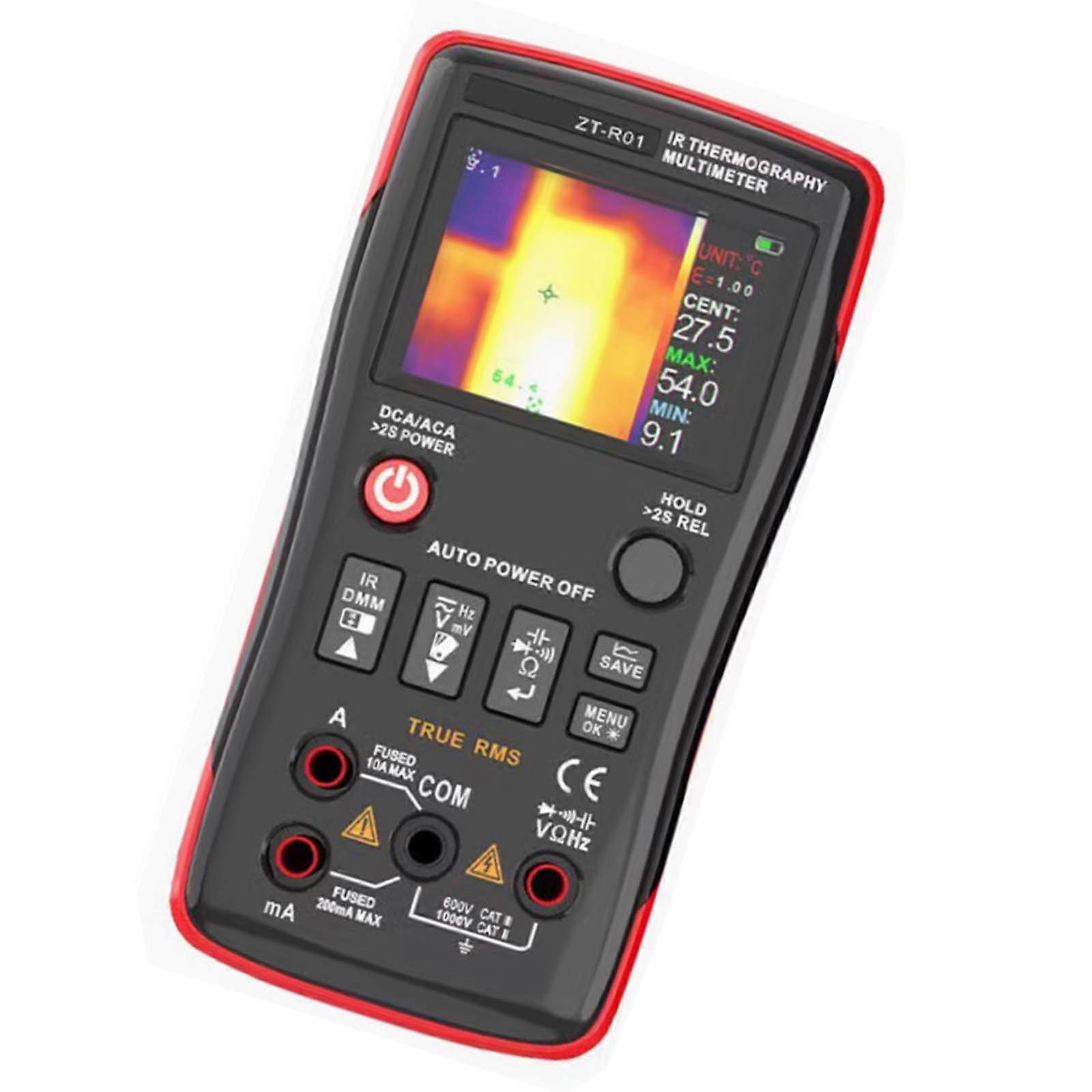 Thermal Camera Multimeter Double Mode Detection High Resolution Imaging Temperature Measurement For Industrial Multicolor