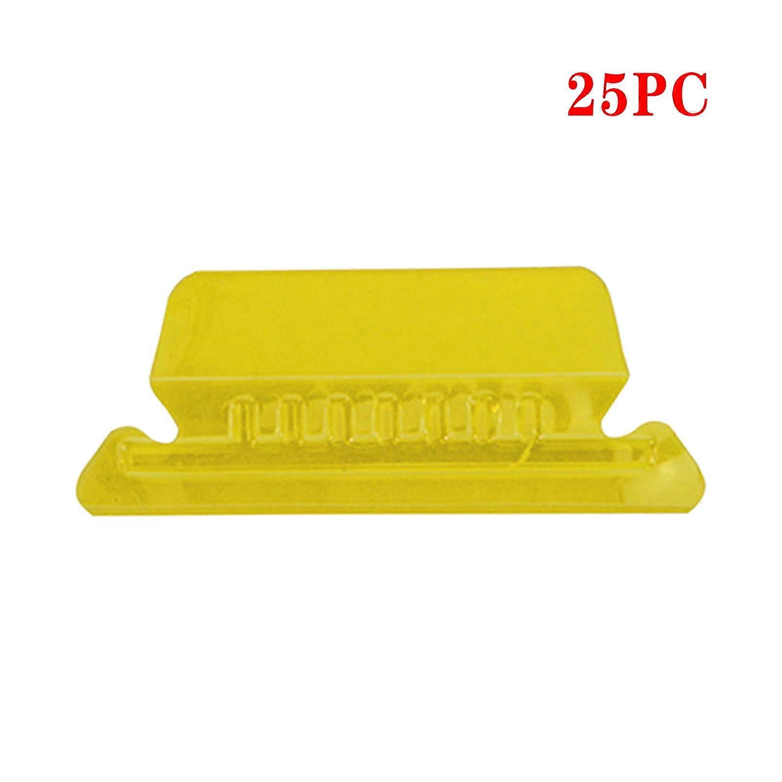 WinysinFile Folder Tabs 25 Hanging File Folder Tabs And 25 Inserts For Quick Organize And Identification Plastic Hanging Files Easy To Read