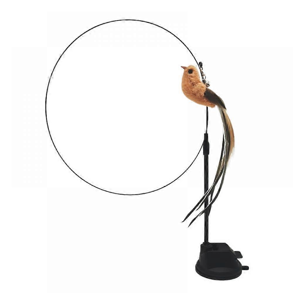 Cat Feather Toy With Sucker, Interactive Cat Toy Kitten Toy