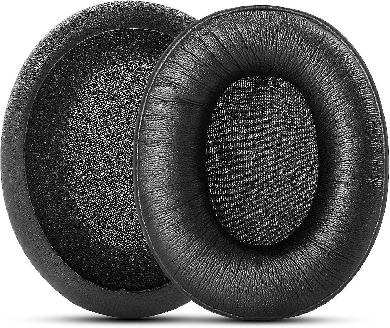 Replacement Ear Pads Cushions Compatible with HD280 HD280 Pro HD281 HMD280 HMD281, Soft Memory Foam Leather Pads Black