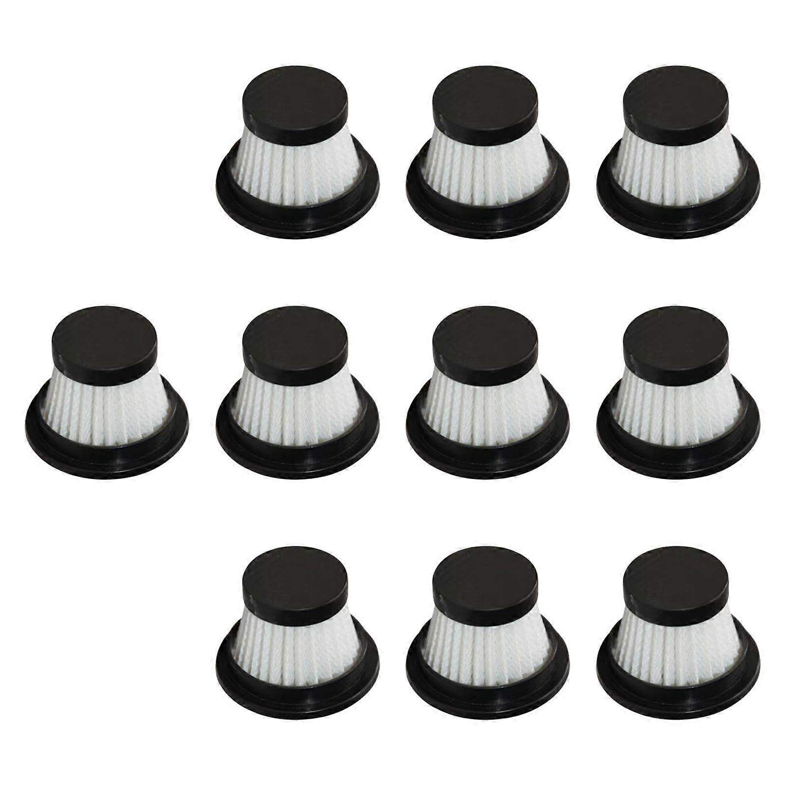 Vacuum Cleaner HEPA Replacement Filters Set of 10 for Washable Body Easy Installation