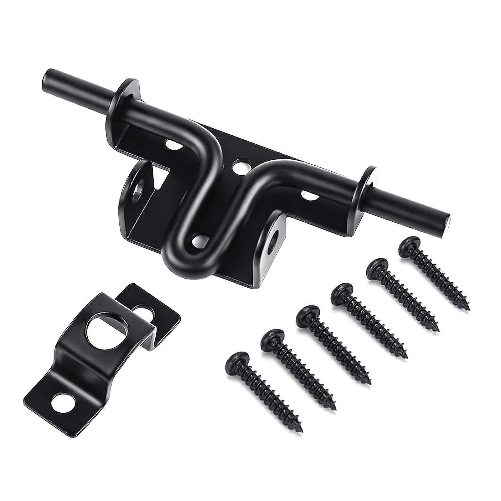 Additional Security Sliding Screw Lock With Hook Hole Firm Steel Building For Strengthened Privacy And Durability Inside Multicolor