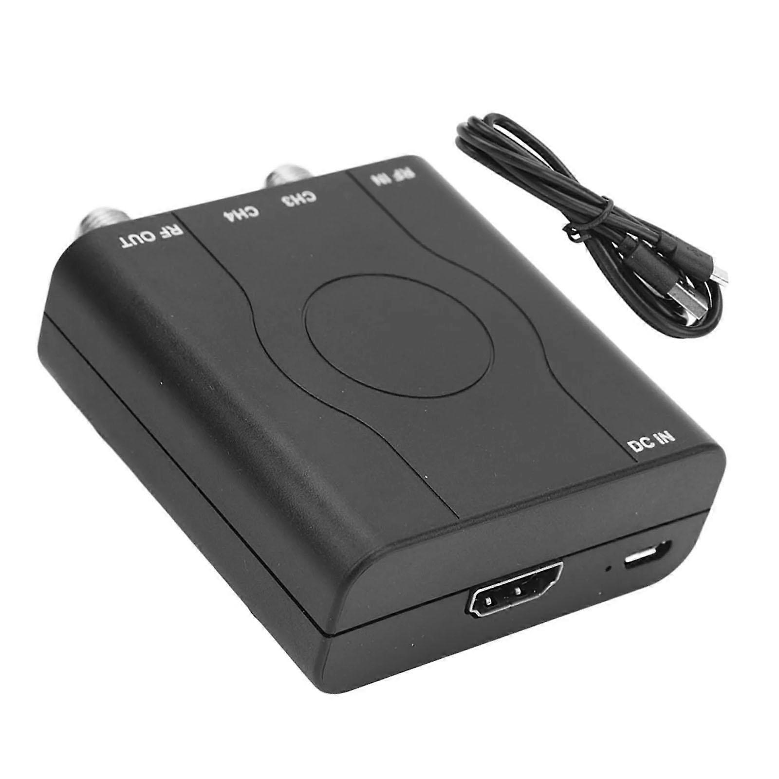 RF Modulator Coaxial Converter With PLL Control Suitable For 1080P NTSC Output&VHF Frequency Home Entertainment Systems Multicolor