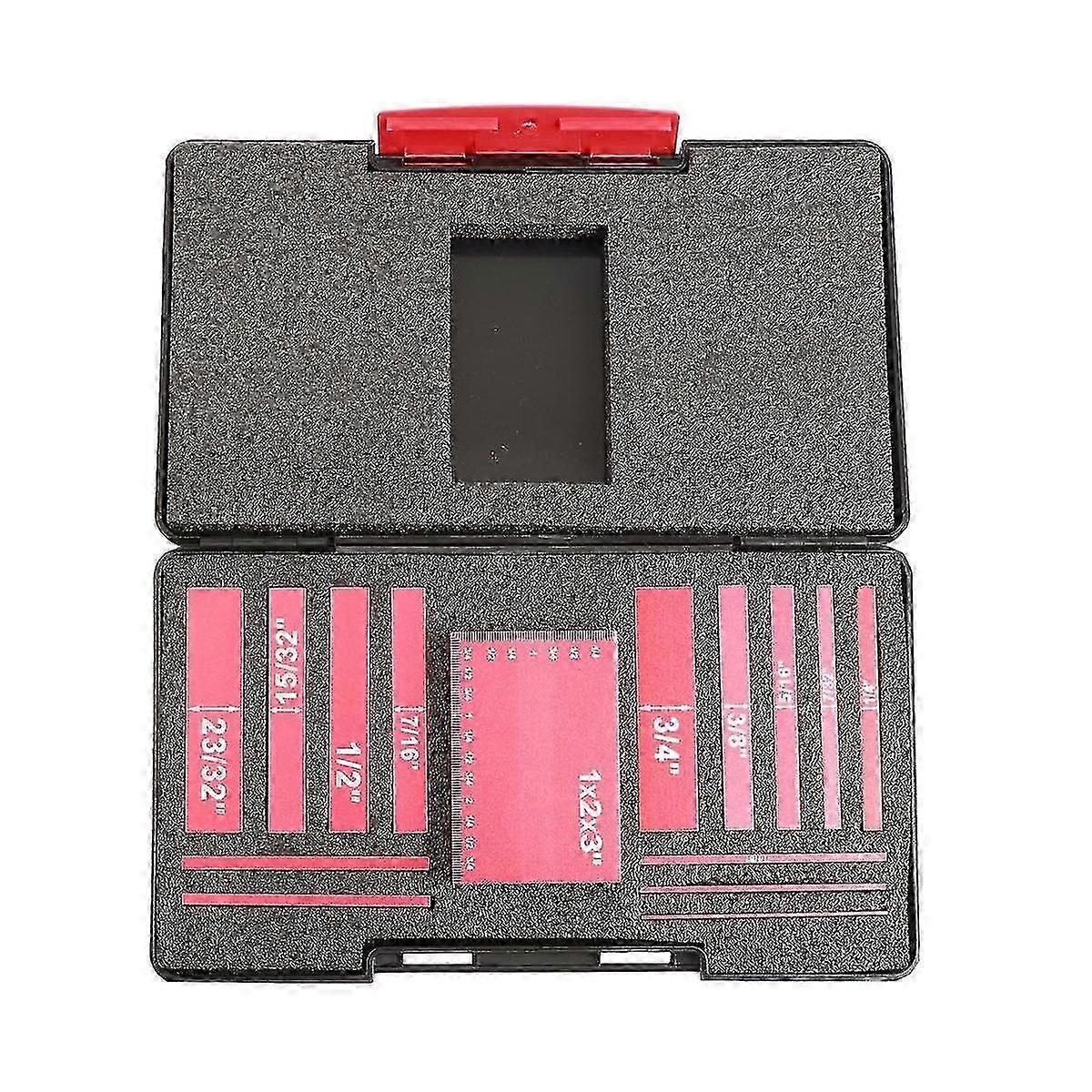 Setting Block Height Gauge Kit Height Gauge Set, Aluminum Alloy Rust Resistant Solid Mounting Rod F