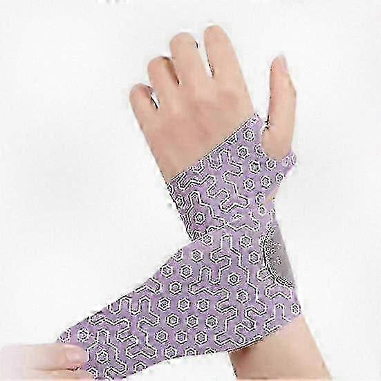 Ultra-Thin Compression Wrist Wraps for Pain Relief and Support, Suitable for Carpal Tunnel, Arthritis, and Tendonitis for Both Right and Lef
