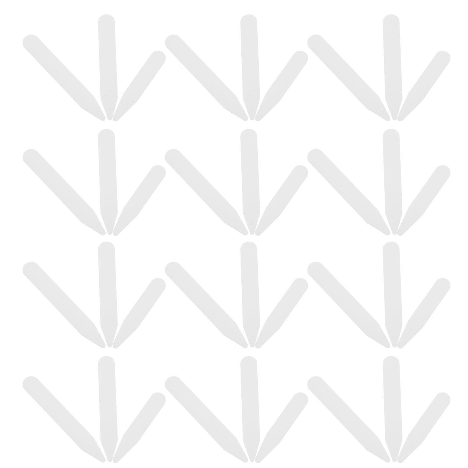 200pcs En Plastique Col Blanc Reste Os Raidisseurs en 3 Tailles