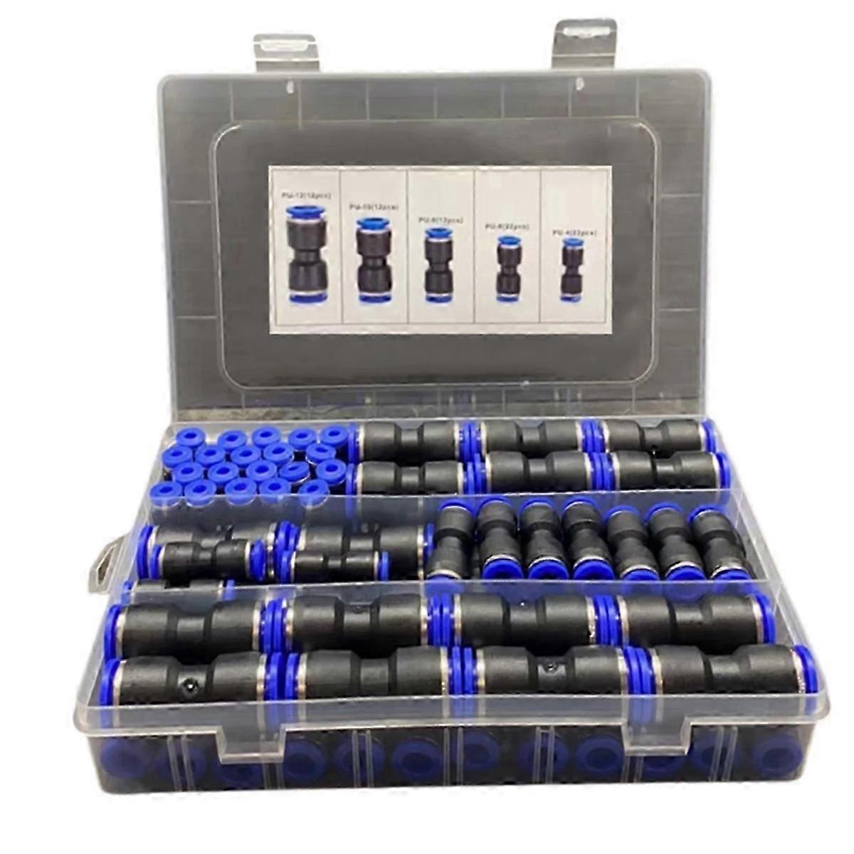 80pcs Quick Connect Push Connectors for Polyethylene Pipe hwy