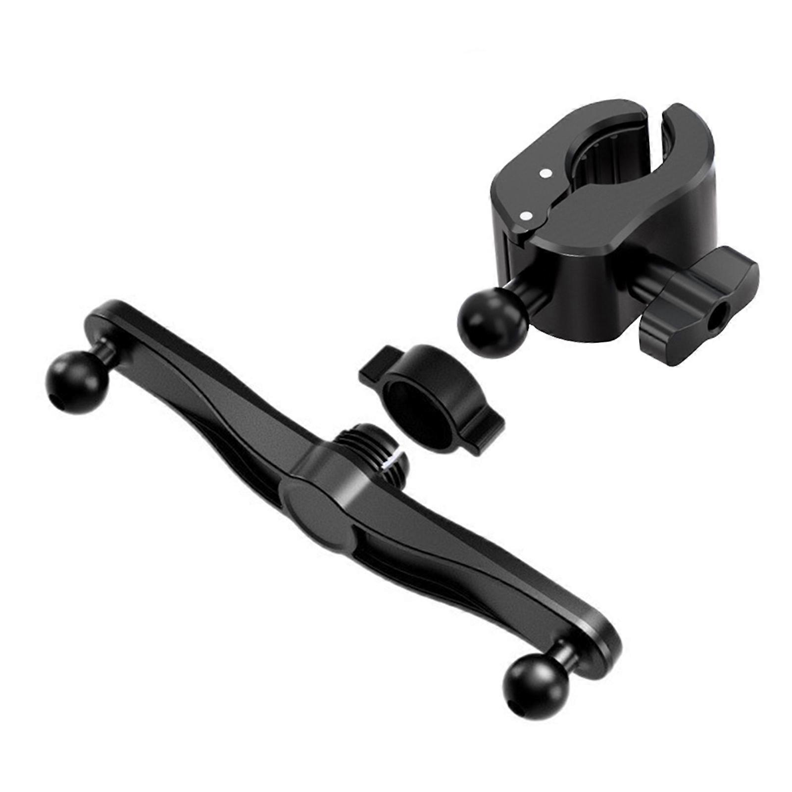 Split Design Phone Holder Base Featuring Twin 17mm Ball Executives Enabling Flexible Attachment for Streaming and Outdoor tasks Multicolor