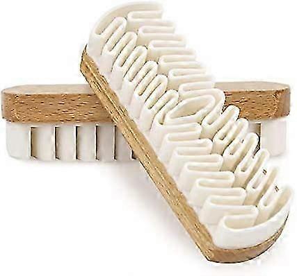 Brosse à chaussures en daim, brosse en caoutchouc crêpe pour nettoyer tous types de cuir et de nubuck