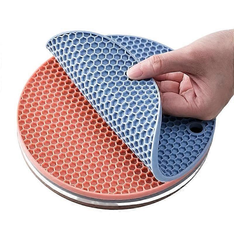 Silicone Placemat Set 6pcs NonSlip Heat Resistant MultiPurpose Kitchen Table Mats