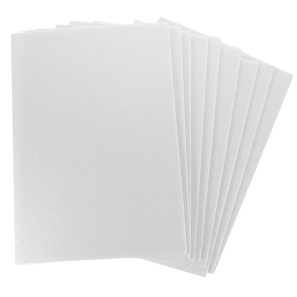 White Foam Printing Plates Crafting Foam Sheets for DIY Printmaking 20Pcs