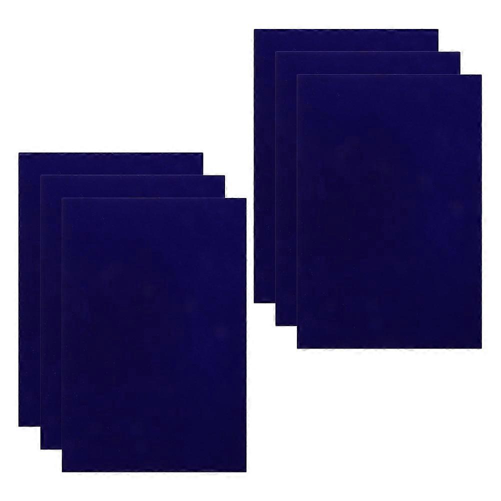 Self Adhesive Flocking Cloth for Jewelry Box Protective Liner 6Pcs