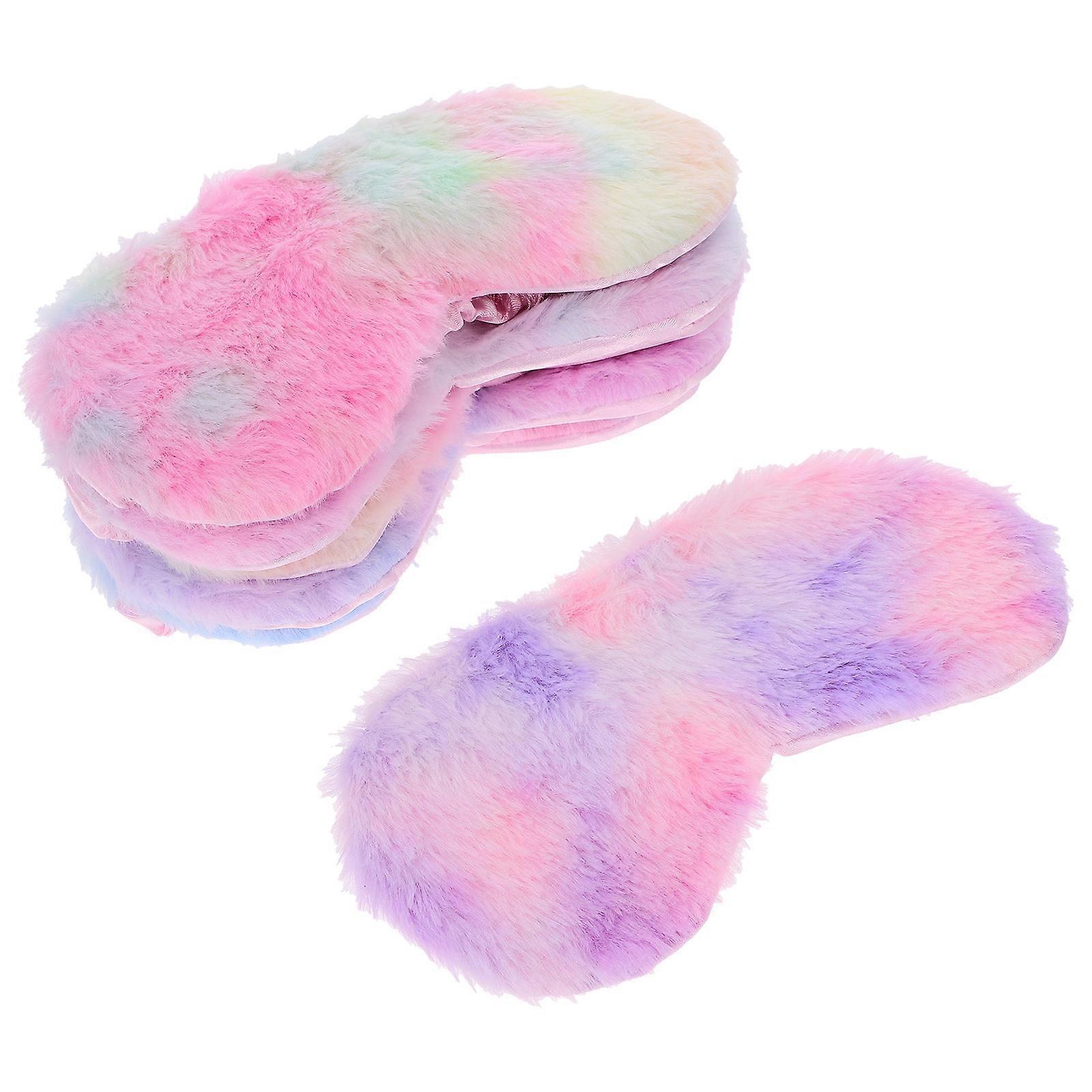 Plush Eye Covers 6Pcs For Home Use Eye Fatigue Relief By Light Blocker In 20.00X11.00X1.00Cm Dimensional Size