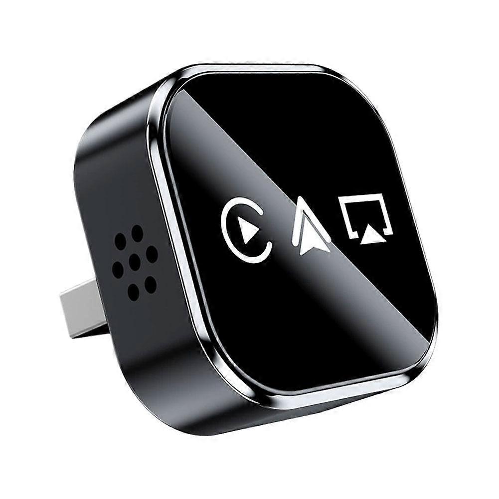 2025 New Wireless Carplay Adapter 3in1 AI Box for Apple Airplay Android Auto Smart Mini Plug & Play Auto Connect WiFi Bluetooth