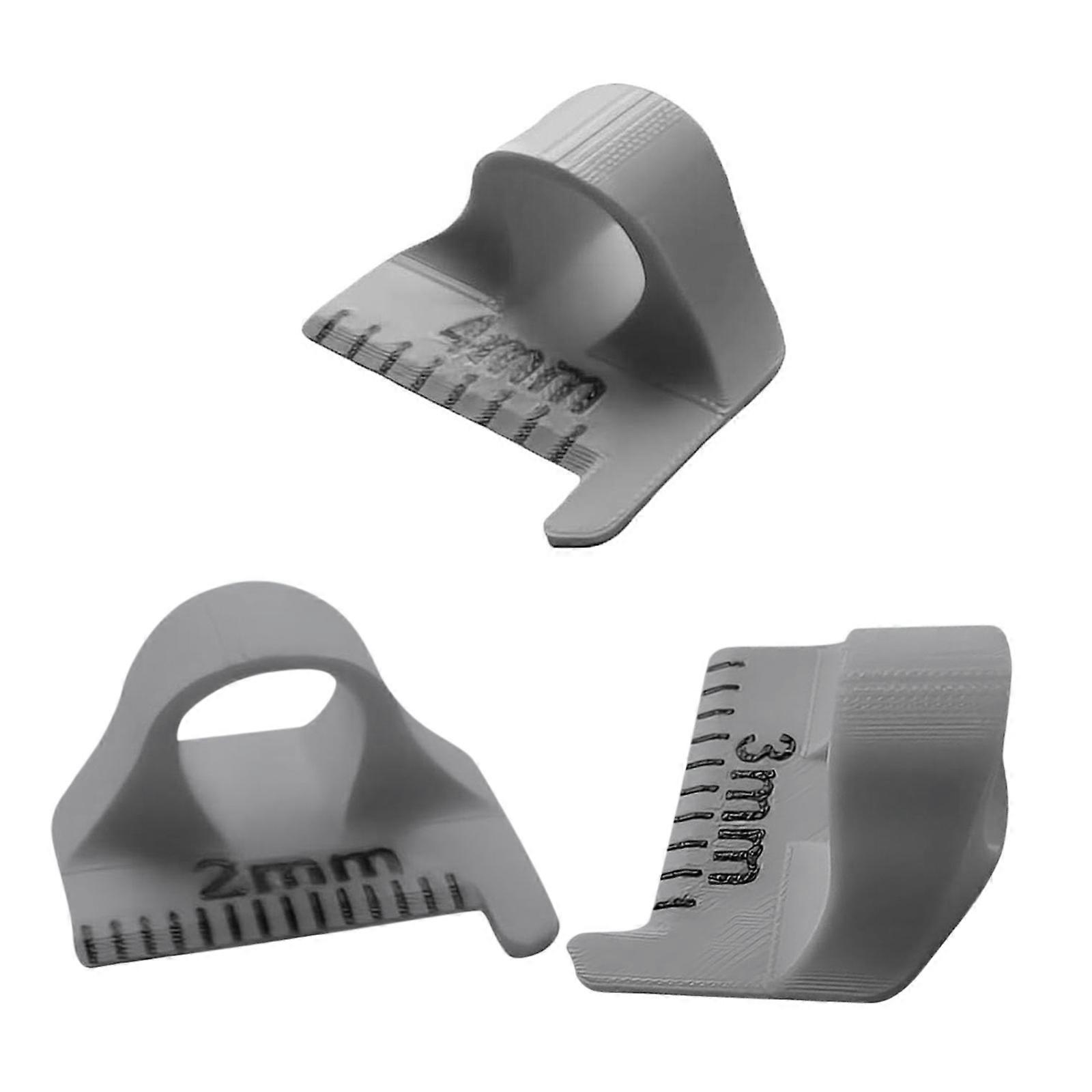 3Pc Sewing Templates Needle Gauge Measuring Tools Equal Stitch Finger Protector