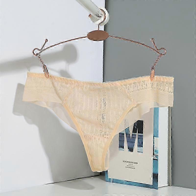 G-String Underwear for Women, Low-rise Comfortable Solid Color Lace Thong