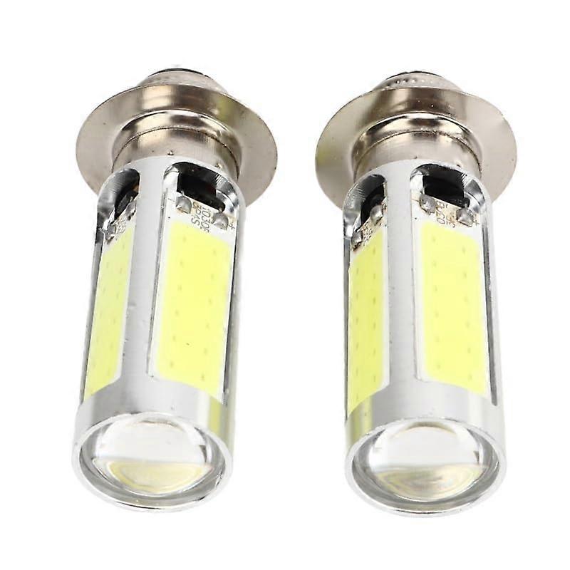 Motorcycle LED Headlight Bulb H6M PX15d 6000K Bright White Light Compatible with ATV