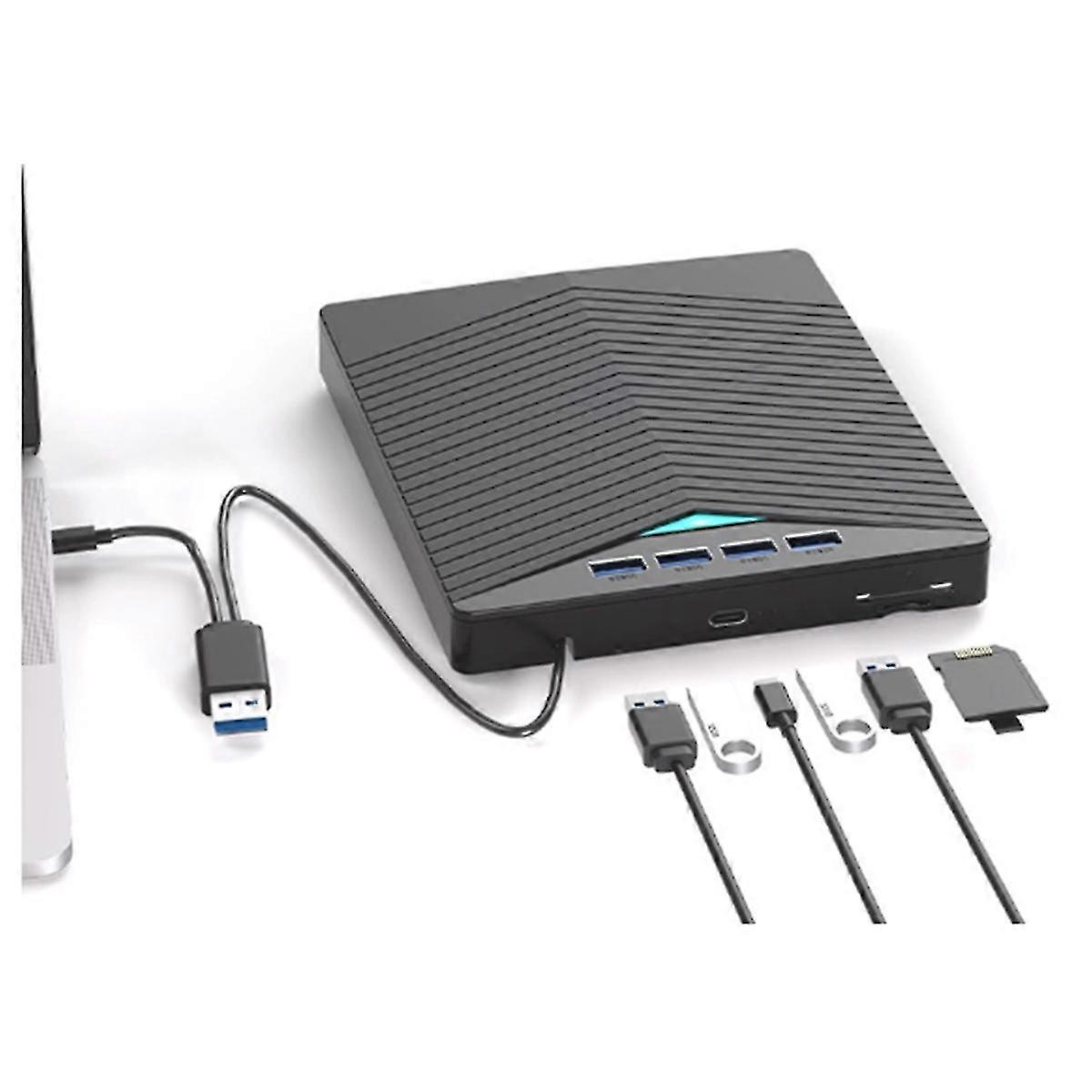 External Blu-Ray Drive Read/Write Compatible Blu-Ray Burner DVD Burner Blu-Ray Player