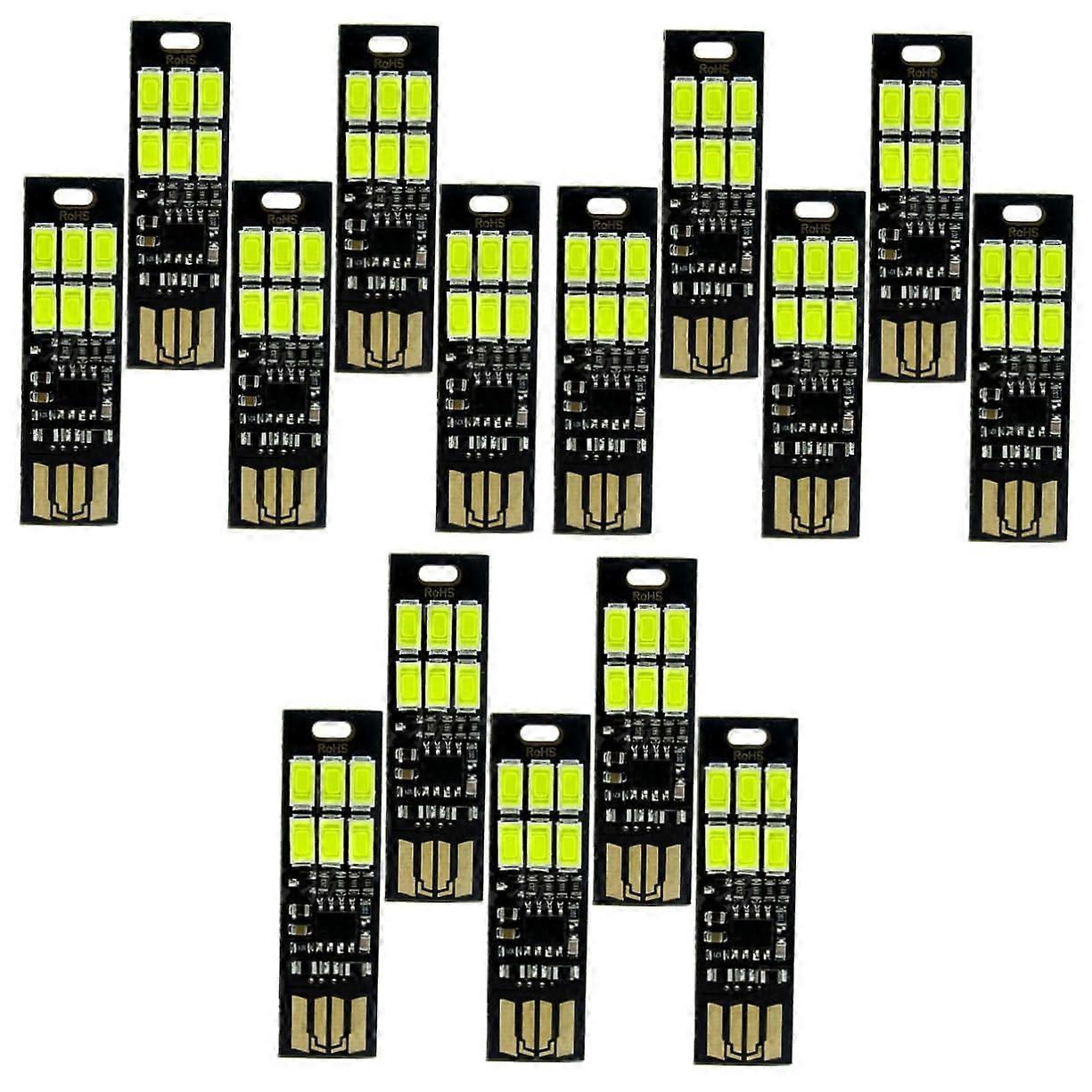 15pcs USB Rechargeable LED USB Light with Touch Control for Camping Hiking and Work Emergency Lighting