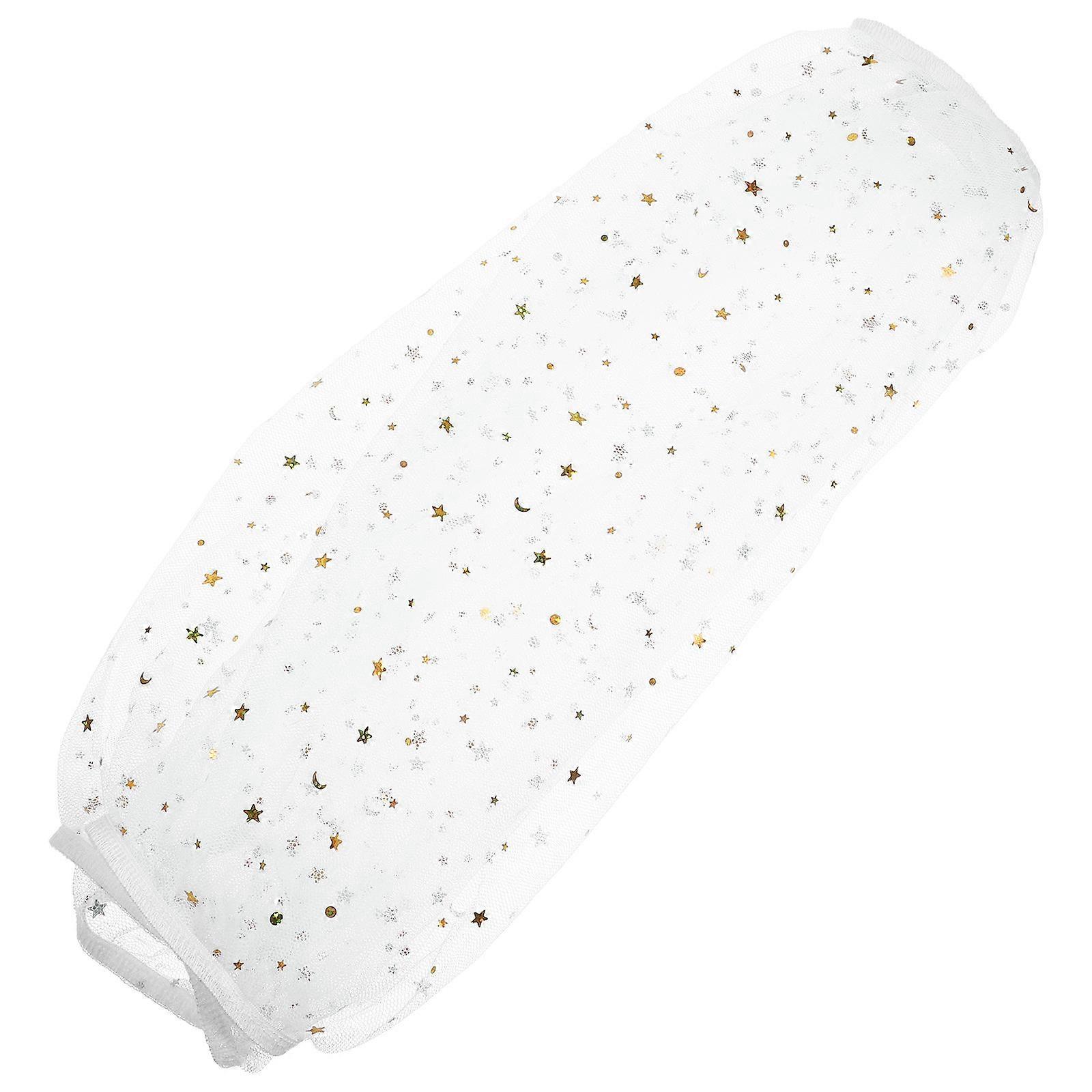 Bird Cage Food Protective Cover for Birdcage White Polyester