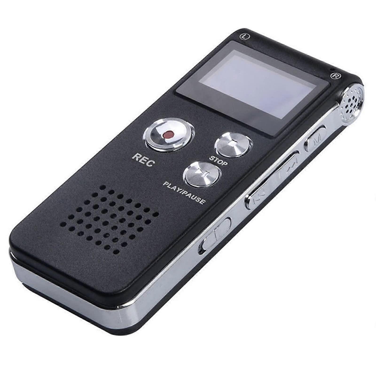8GB Digital Voice Recorder AB Repeat Function VoiceActivated Recorder Portable Dictaphone MP3 Player