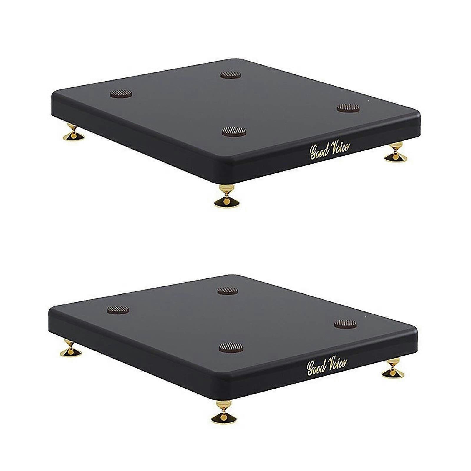 Speaker Stands 2Piece Bookshelf Model B 20x25 cm With Enlarged Thickened Shock Absorber Diaphragm And Pure Copper Feet