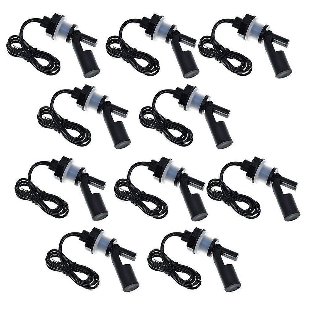 10Pcs Water Level Sensor Switch Horizontal Tank Pool Liquid Level Sensors Ball Float Switch Liquid L
