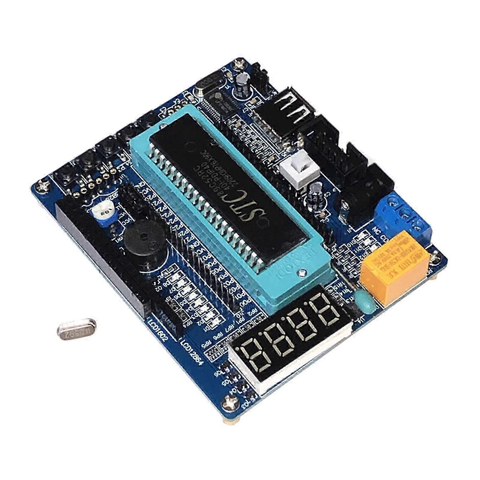 51 Microcontroller Development Board Small System Board STC89C52 Development & Learning Board