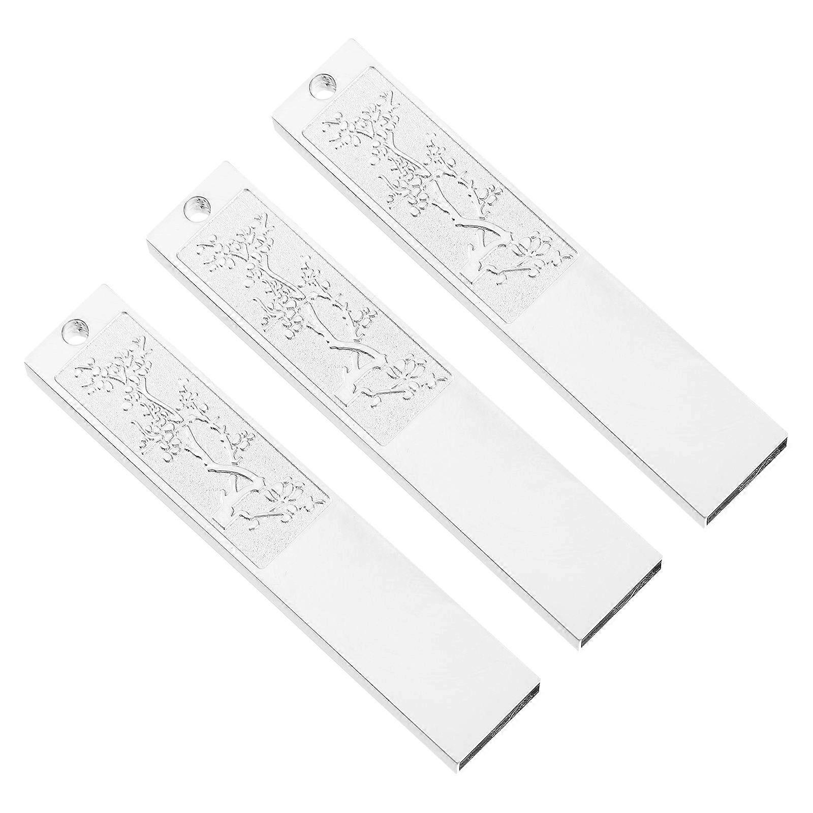 Silver USB Disk Shell for USB Flash Disk 3Pcs Plum Blossom Protective Case