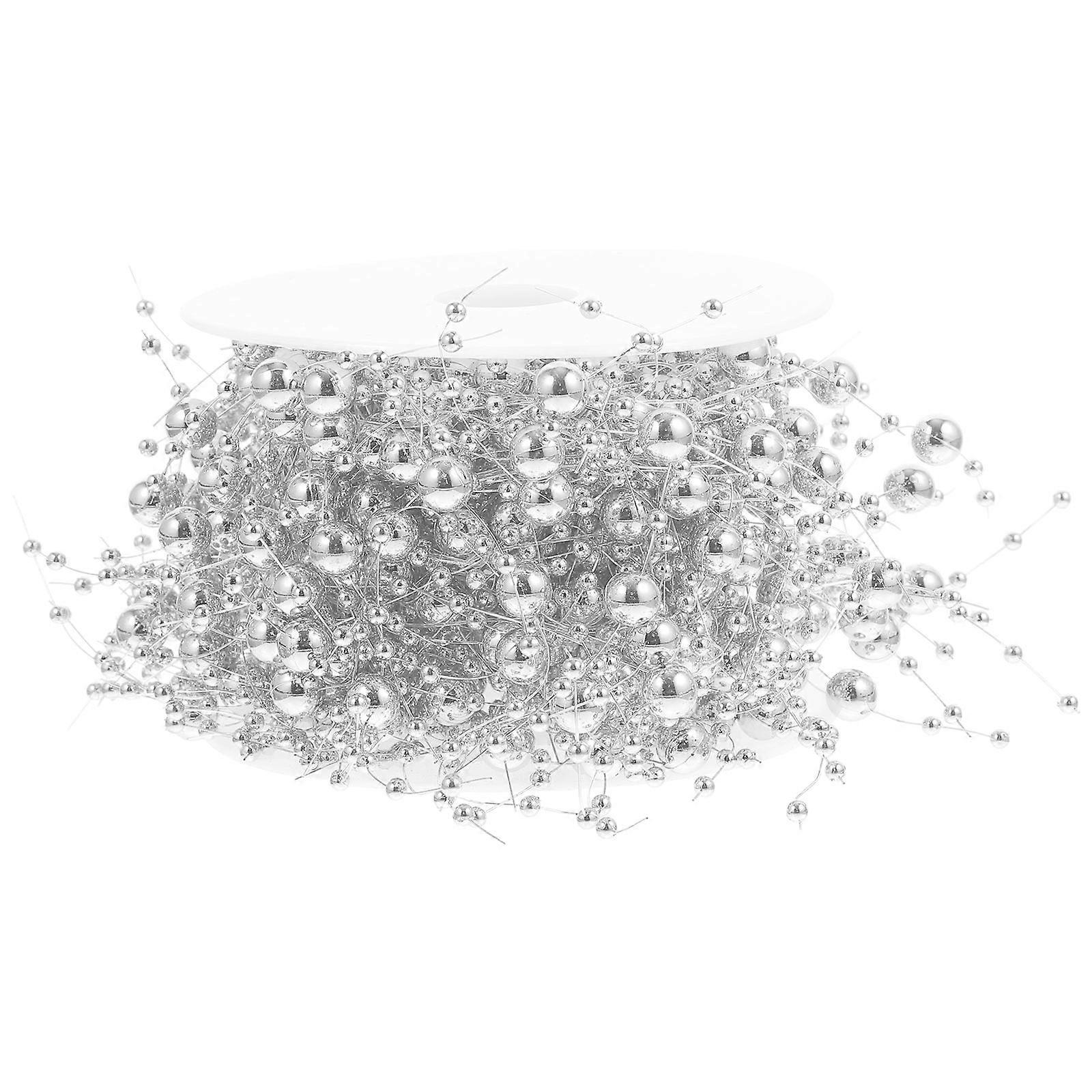 Vase Decor Filler Artificial Pearl Beaded String Women Table Decorations 1 Roll