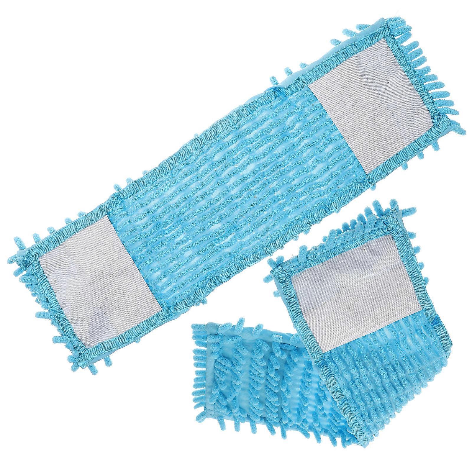 Cleaning Mop Cloth 2Pcs for Mop Head Replacement Accessories Blue
