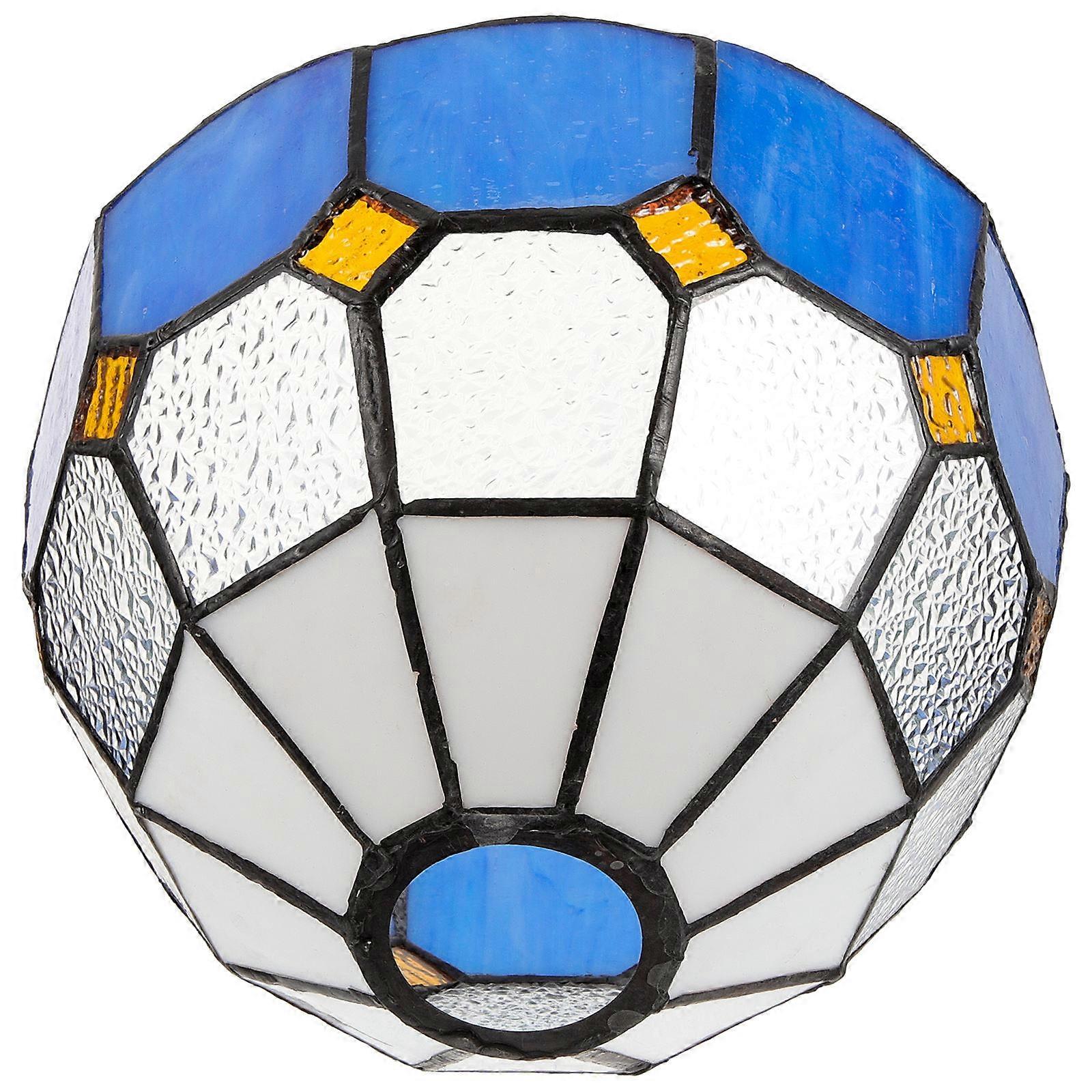 Blue Glass Lamp Shade Chandelier Lampshade Replacement for E27 Socket