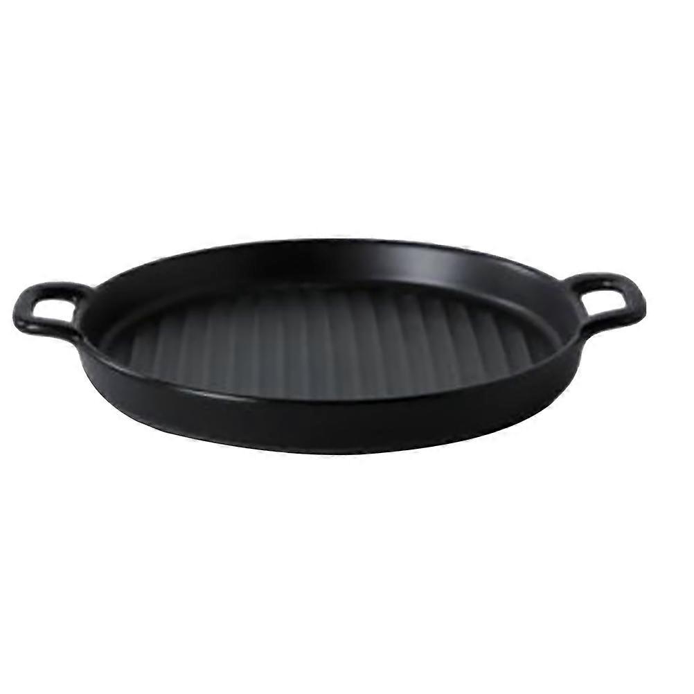 Ceramic Baking Dish for Kitchen Use Black 1Pcs Household Bakeware Tray